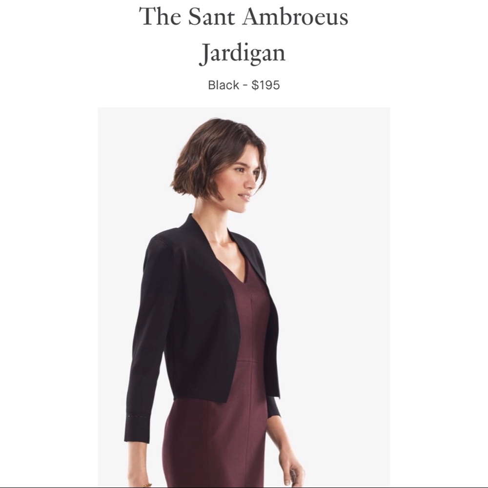 mm.lafleur—The Sant Ambroeus Jardigan—in Black